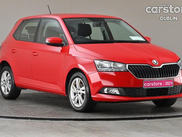 Skoda Fabia Hatchback, Petrol, 2021, Red