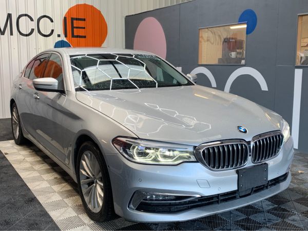 BMW 5-Series Saloon, Petrol Hybrid, 2019, Silver