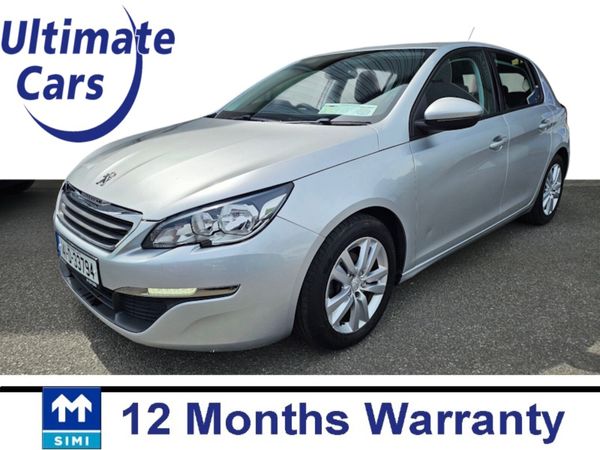 Peugeot 308 Hatchback, Diesel, 2014, Silver