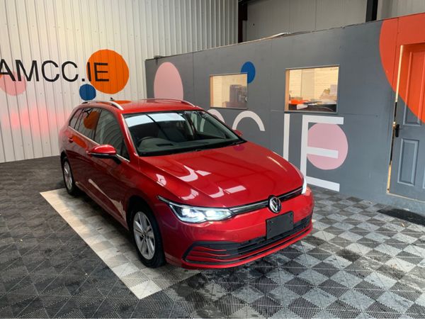 Volkswagen Golf Estate, Petrol, 2021, Red