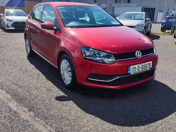 Volkswagen Polo Hatchback, Petrol, 2017, Red
