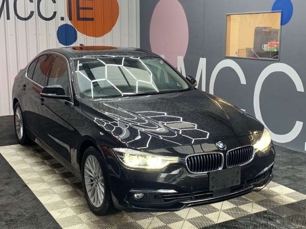 BMW 3-Series Saloon, Petrol Hybrid, 2018, Black