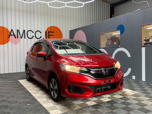 Honda Fit Hatchback, Petrol Hybrid, 2018, Red