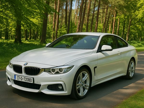 BMW 4-Series Coupe, Diesel, 2017, White