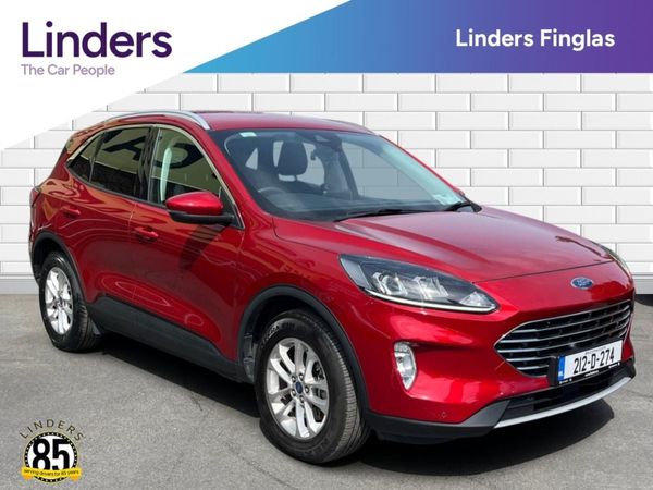 Ford Kuga SUV, Petrol Hybrid, 2021, Red
