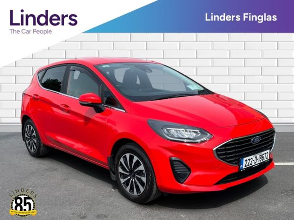 Ford Fiesta Hatchback, Petrol, 2022, Red