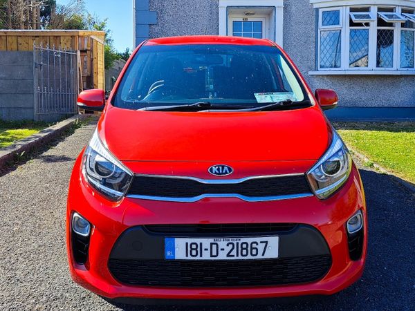Kia Picanto Hatchback, Petrol, 2018, Red
