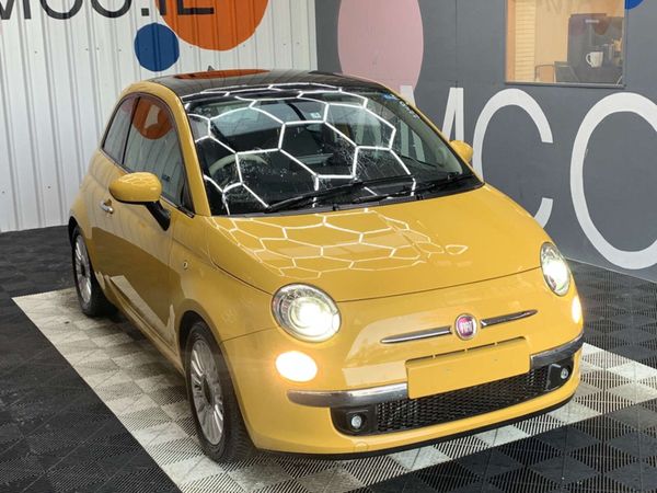 Fiat 500 Hatchback, Petrol, 2013, Yellow