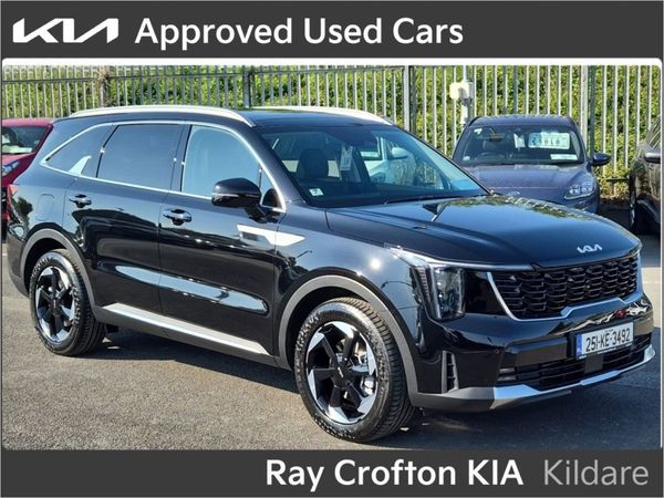Kia Sorento SUV, Petrol Plug-in Hybrid, 2025, Black