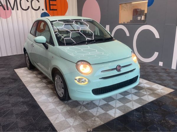 Fiat 500 Hatchback, Petrol, 2019, Blue