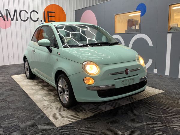 Fiat 500 Hatchback, Petrol, 2015, Blue