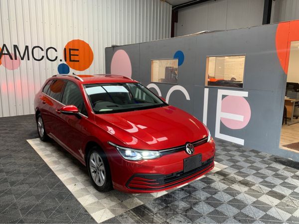 Volkswagen Golf Estate, Petrol, 2022, Red