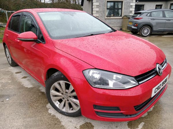 Volkswagen Golf Hatchback, Diesel, 2013, Red