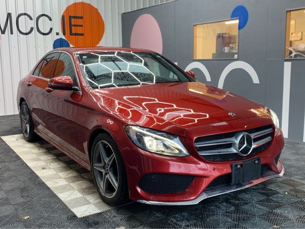 Mercedes-Benz C-Class Saloon, Petrol, 2018, Red