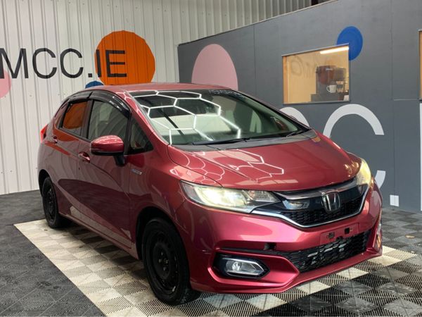 Honda Fit Hatchback, Petrol Hybrid, 2018, Red