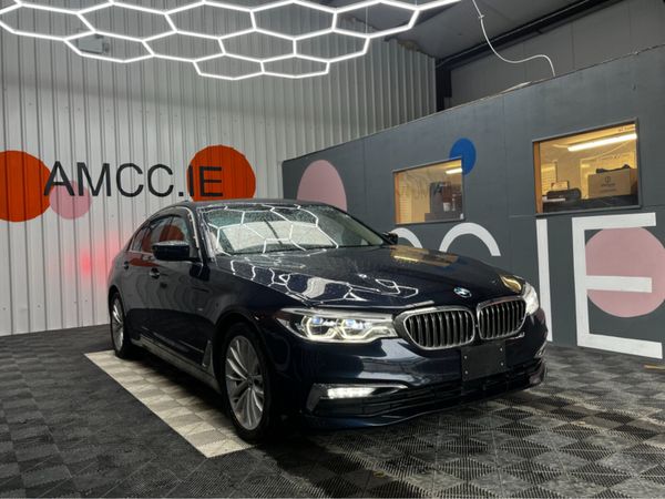 BMW 5-Series Saloon, Diesel, 2017, Blue