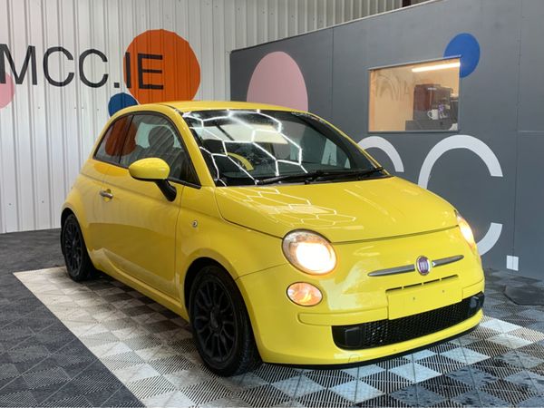 Fiat 500 Hatchback, Petrol, 2012, Yellow