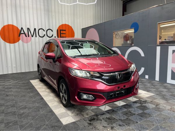 Honda Fit Estate, Petrol Hybrid, 2019, Red
