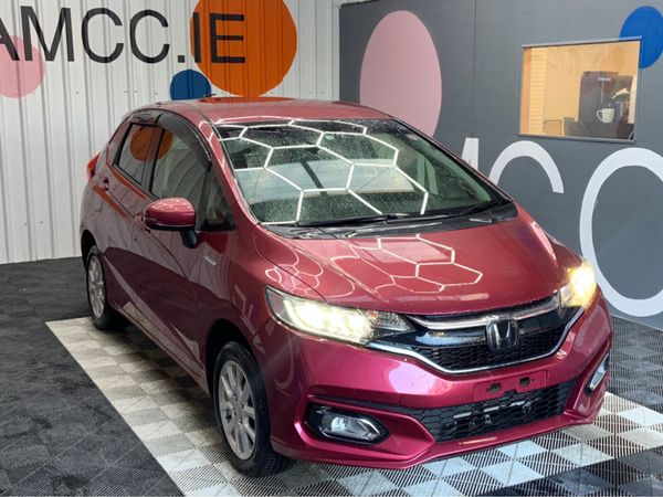 Honda Fit Hatchback, Petrol Hybrid, 2018, Red
