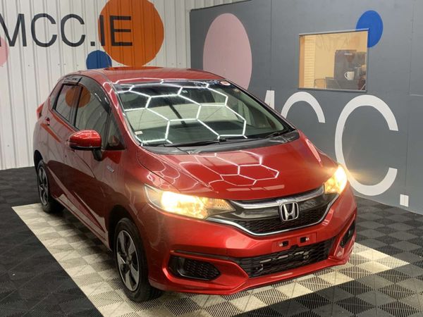 Honda Fit Hatchback, Petrol Hybrid, 2018, Red