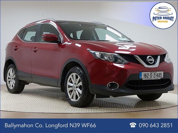 Nissan Qashqai Hatchback, Diesel, 2016, Red