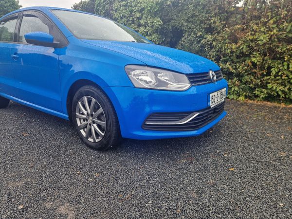 Volkswagen Polo Hatchback, Petrol, 2015, Blue