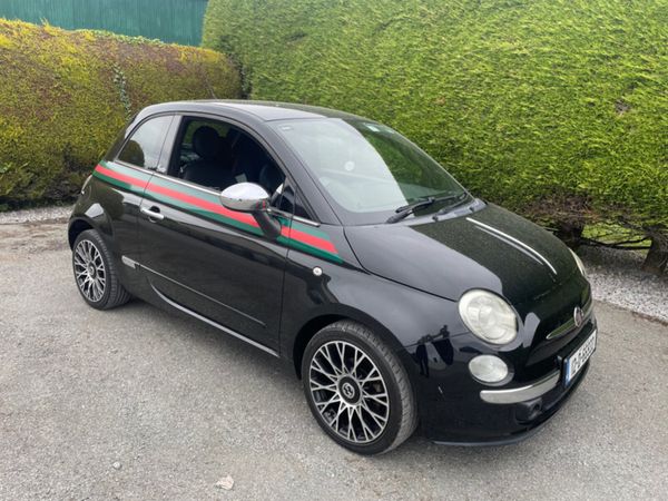 Fiat 500 Hatchback, Petrol, 2012, Black