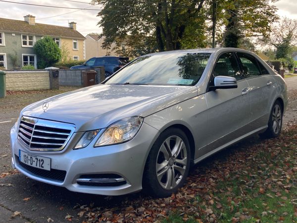 Mercedes-Benz E-Class Saloon, Diesel Hybrid, 2013, Silver