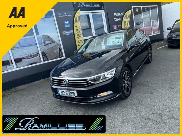 Volkswagen Passat Saloon, Diesel, 2019, Black