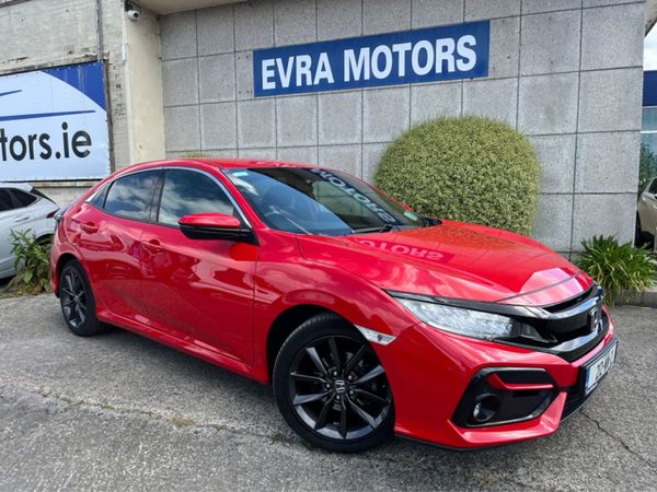 Honda Civic Hatchback, Petrol, 2021, Red