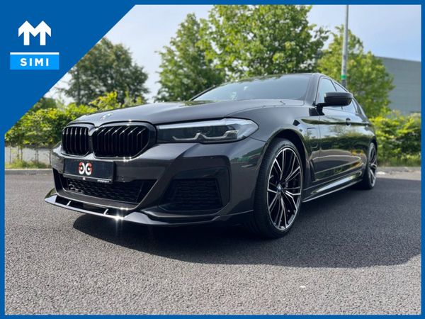BMW 5-Series Saloon, Hybrid, 2021, Grey