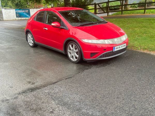 Honda Civic Hatchback, Diesel, 2008, Red