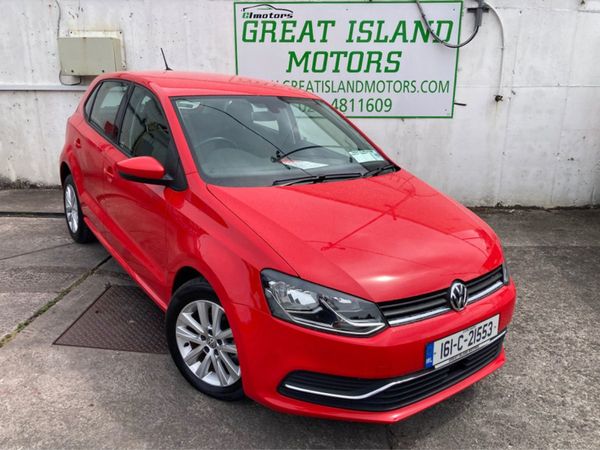 Volkswagen Polo Hatchback, Petrol, 2016, Red