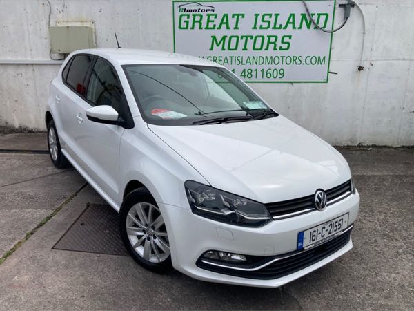 Volkswagen Polo Hatchback, Petrol, 2016, White
