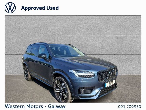 Volvo XC90 SUV, Petrol Plug-in Hybrid, 2024, Blue