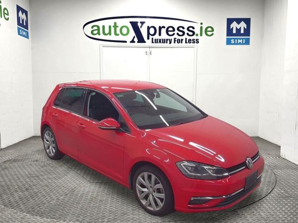 Volkswagen Golf Hatchback, Petrol, 2018, Red
