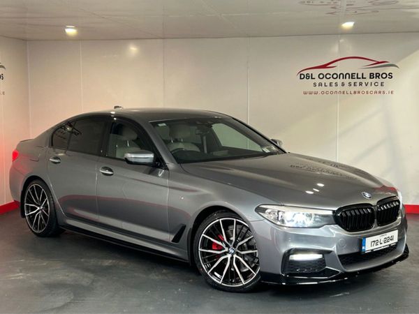BMW 5-Series Saloon, Diesel, 2017, Blue