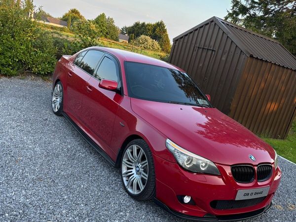 BMW 5-Series Saloon, Diesel, 2009, Red