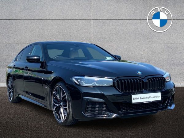 BMW 5-Series Saloon, Diesel Hybrid, 2022, Black
