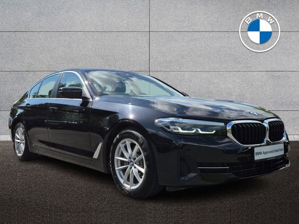 BMW 5-Series Saloon, Diesel Hybrid, 2022, Black