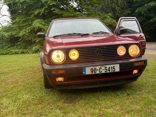 Volkswagen Golf Hatchback, Diesel, 1990, Red