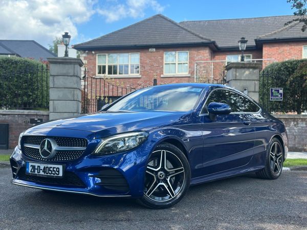 Mercedes-Benz C-Class Coupe, Petrol, 2021, Blue