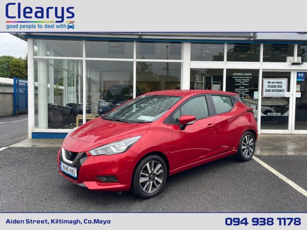 Nissan Micra Hatchback, Petrol, 2019, Red