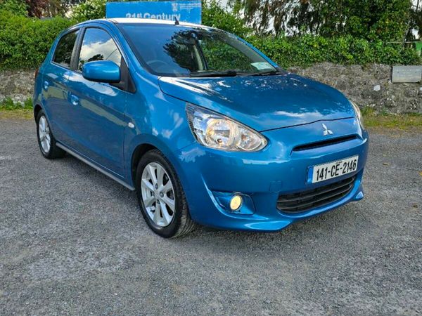 Mitsubishi Mirage Hatchback, Petrol, 2014, Blue