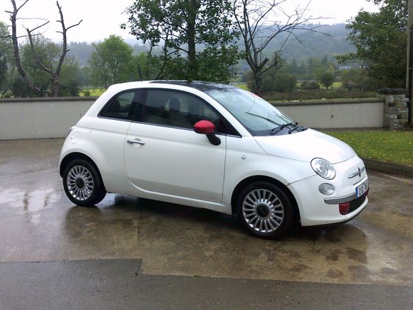 Fiat 500 Hatchback, Petrol, 2012, White