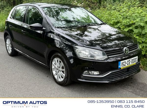 Volkswagen Polo Hatchback, Petrol, 2015, Black