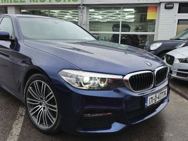 BMW 5-Series Saloon, Petrol, 2017, Blue