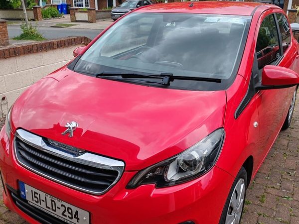 Peugeot 108 Hatchback, Petrol, 2015, Red