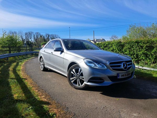 Mercedes-Benz E-Class Saloon, Diesel Hybrid, 2014, Silver