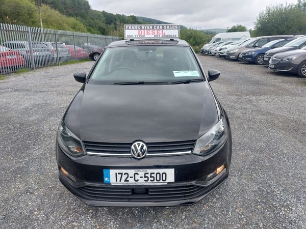 Volkswagen Polo Hatchback, Diesel, 2017, Black